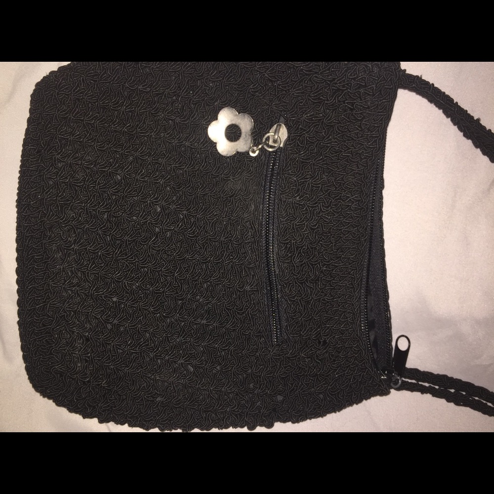 ◾️Cute Y2K black flower purse◾️